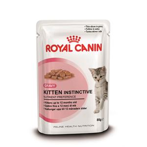 ROYAL CANIN KITTEN INSTINCTIVE POUCH in GRAVY 12*85G Image 1