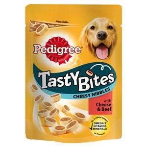 PEDIGREE TASTY BITES CHEESY NIBBLES 140G Image 1