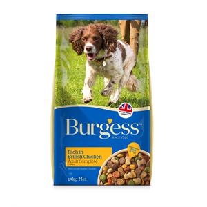 BURGESS ADULT DOG FOOD WITH CHICKEN 15KG Image 1