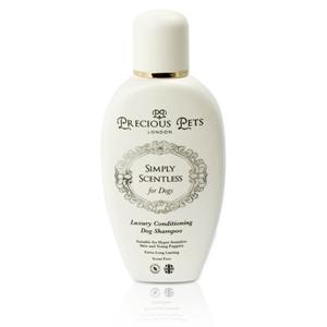 PRECIOUS PETS SIMPLY SCENTLESS LUXURY CONDITIONING DOG SHAMPOO 200ml Image 1