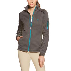 ARIAT SAGA LADIES FULL ZIP TOP - LAVA BEACH Image 1
