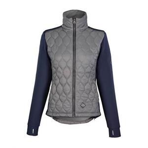 CALDENE ELICE LADIES QUILTED JACKET - NAVY/GREY Image 1