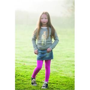 HORSEWARE GIRLS LONG SLEEVE TOP - DOT PRINT Image 1