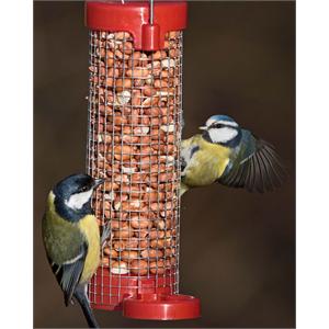 GET SET GO - 2  PORT PEANUT FEEDER RED 190mm Image 1