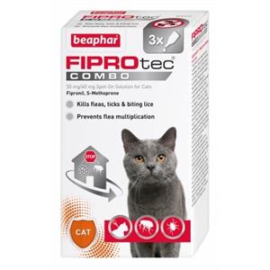 BEAPHAR FIPROtec COMBO CAT 3 PIPETTE Image 1
