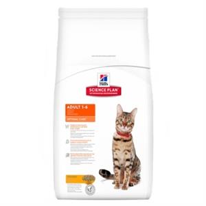 Hills Science Plan Feline Adult Optimal Care with Chicken 2kg Image 1