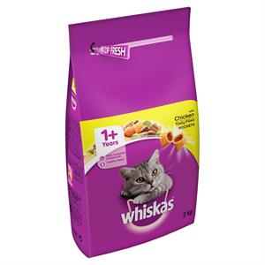 Whiskas 1+ Adult Cat Complete - Chicken 2kg Image 1