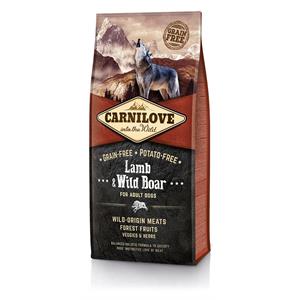 CARNILOVE ADULT LAMB and WILD BOAR COMPLETE DOG FOOD 12kg Image 1