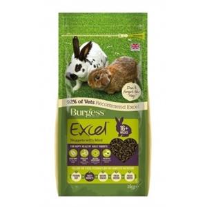 BURGESS EXCEL ADULT RABBIT FOOD NUGGETS 4KG Image 1