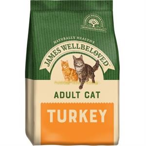 JAMES WELLBELOVED CAT ADULT 1.5KG - TURKEY Image 1