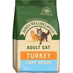 JAMES WELLBELOVED LIGHT CAT FOOD 1.5KG - TURKEY Image 1