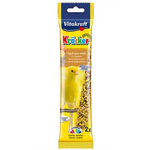 VITAKRAFT CANARY KRACKER EGG AND GRASS SEEDS 2 pack Image 1