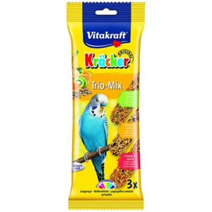 VITAKRAFT BUDGIE KRACKER TRIO MIX 3 pack Image 1