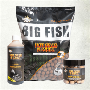 DYNAMITE HOT CRAB & KRILL 15MM BOILIE 1KG ONLY Image 1