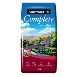 ARKWRIGHTS COMPLETE BEEF DOG FOOD 15KG Image 1