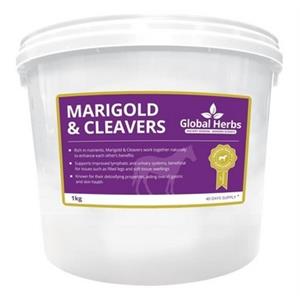 GLOBAL HERBS CLEAVERS & MARIGOLD 1KG Image 1