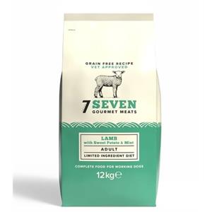 SEVEN GRAIN FREE DOG FOOD - Adult Lamb, Sweet Potato & Mint 12kg  Image 1