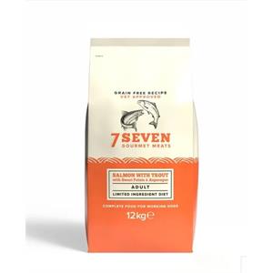 SEVEN GRAIN FREE DOG FOOD - Adult Salmon, Trout & Sweet Potato 12kg  Image 1
