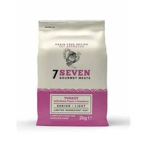 Seven Grain Free Turkey, Sweet Potato & Cranberry Senior/Light 2kg Image 1