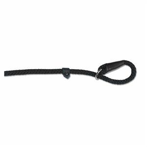 ANCOL NYLON ROPE SLIP LEAD BLACK 12MM X 120CM Image 1