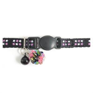ANCOL LUXURY KITTEN STARS COLLAR BLACK Image 1