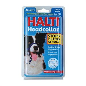 COMPANY OF ANIMALS HALTI DOG HEADCOLLAR SIZE 2 - BLACK Image 1