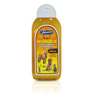 JOHNSONS MANUKA 2 IN 1 SHAMPOO 200ML Image 1