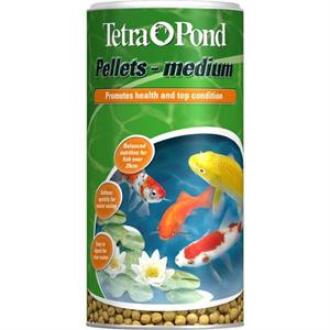 TETRA POND FLOATING FOOD PELLETS (medium) 240G / 1 LITRE Image 1