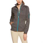 ARIAT SAGA LADIES FULL ZIP TOP - LAVA BEACH thumbnail