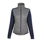 CALDENE ELICE LADIES QUILTED JACKET - NAVY/GREY thumbnail