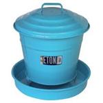 ETON GALVANISED COVERED CHICKEN FEEDER 3.6KG BLUE thumbnail