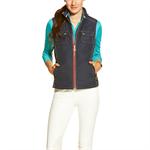 ARIAT DERBY LADIES REVERSIBLE VEST - NAVY thumbnail
