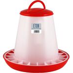 ETON RED & WHITE POULTRY FEEDER 6KG thumbnail