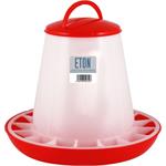ETON RED AND WHITE POULTRY FEEDER 3KG thumbnail