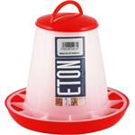 ETON RED AND WHITE POULTRY FEEDER 1KG thumbnail
