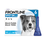 FRONTLINE SPOT ON 1.34ML MEDIUM DOG 6 PACK (10-20kg) thumbnail
