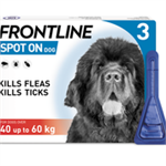 FRONTLINE SPOT ON 4.02ML X LGE DOG 3 PACK (40-60kg) thumbnail