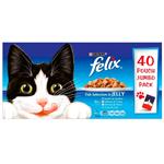 Felix Adult Cat Fish selection in Jelly 40 x 85g thumbnail