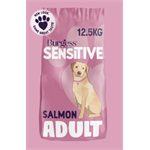 BURGESS SENSITIVE ADULT SALMON & RICE DOG FOOD 12.5KG - SHORT DATED Thumbnail Image 0