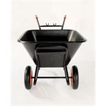 TITAN WHEELBARROW 200 LTR - TWO PNEUMATIC TYRES thumbnail