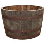 Planter Plus Compost deal 1 x Oak Barrel & 2 x 50 Ltr Durstons Compost Thumbnail Image 0