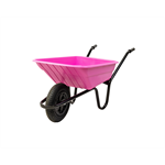 Shire 90L Wheelbarrow Pneumatic Pink thumbnail