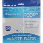 ANCOL NEW BIO DEGRADABLE POO BAGS 40 BAGS thumbnail