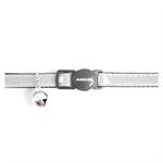 ANCOL GLOSS REFLECTIVE CAT COLLAR ALL SILVER thumbnail